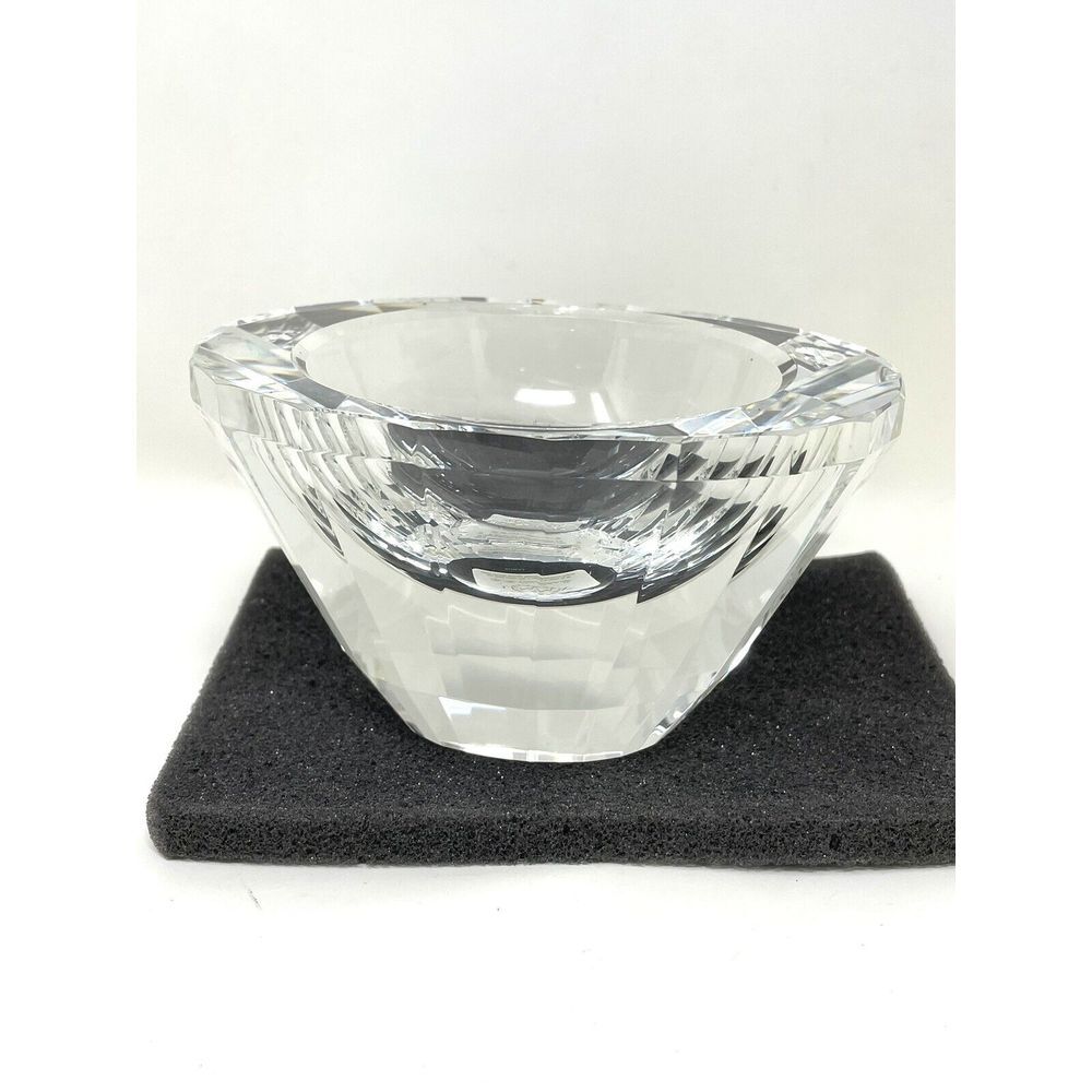 LENOX Jeweled Ice Prism‎ Small Radiant Decorative Crystal Bowl 761586 NIB